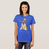 Mardi Gras Bulldog T-shirt (Voorkant volledig)