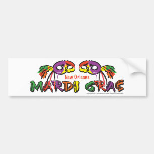 MARDI-GRAS BUMPERSTICKER
