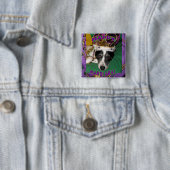 Mardi Gras Button van Rio (In situ)
