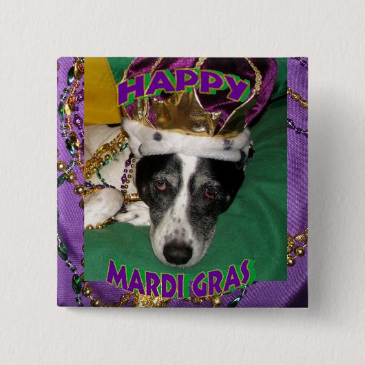 Mardi Gras Button van Rio (Voorkant)