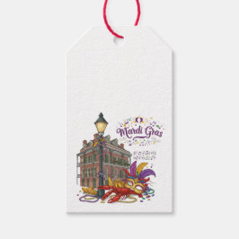 Mardi Gras Cadeaulabel