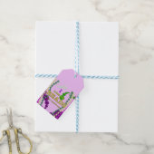 mardi gras cadeaulabel (Met Touw)
