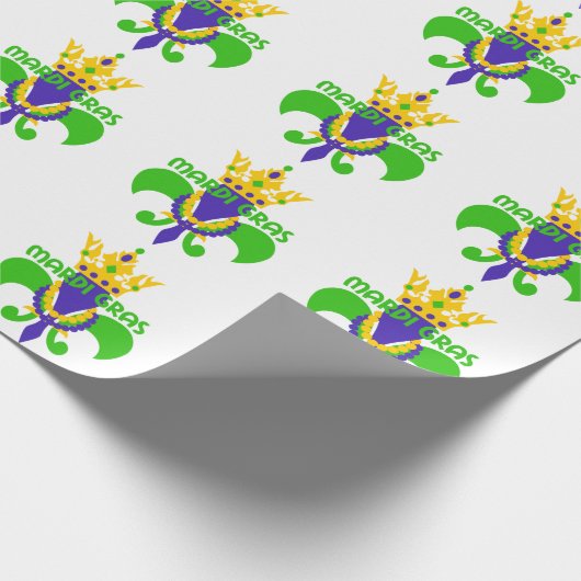 Mardi Gras Cadeaupapier (Hoek)