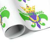 Mardi Gras Cadeaupapier (Rol Hoek)