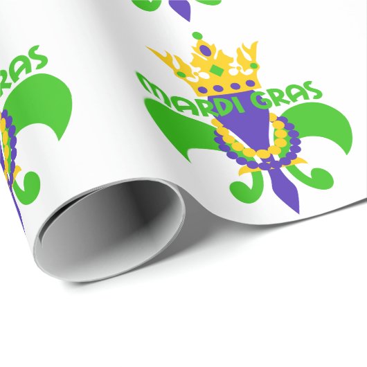 Mardi Gras Cadeaupapier (Rol Hoek)