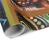 Mardi Gras Cadeaupapier (Rol Hoek)