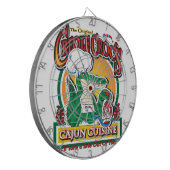 Mardi Gras Cajun Crocodile Dartbord (Voorkant Links)