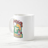 Mardi Gras Cajun Crocodile Koffiemok (Voorkant links)