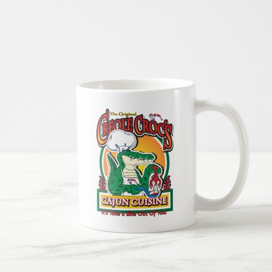 Mardi Gras Cajun Crocodile Koffiemok (Rechts)