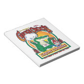 Mardi Gras Cajun Crocodile Notitieblok (Schuin)