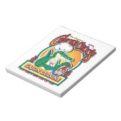 Mardi Gras Cajun Crocodile Notitieblok (Linkerzijde)