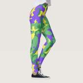 Mardi Gras Camo Camouflage Leggings (Rechts)