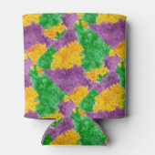 Mardi Gras Camouflage Masker Blikjeskoeler (Achterkant)