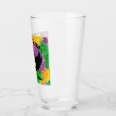 Mardi Gras Camouflage Masker Glas (Links)