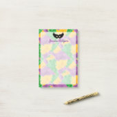 Mardi Gras Camouflage Masker Post-it® Notes (Op bureau)
