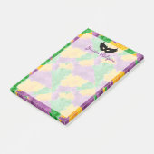 Mardi Gras Camouflage Masker Post-it® Notes (Schuin)