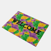 Mardi Gras Camouflage Welkom Deurmat (Schuin)
