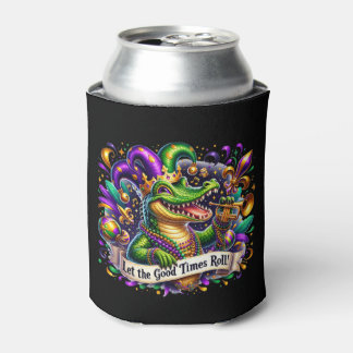 Mardi Gras Can Cooler