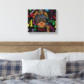 Mardi GRAS Canvas Afdruk (Insitu (Slaapkamer))