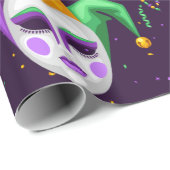 Mardi Gras-carnaval Cadeaupapier (Rol Hoek)