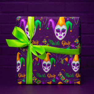 Mardi Gras-carnaval Cadeaupapier