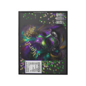 Mardi Gras Carnaval Chip Bag Wrappers Party Favori Notitieblok (Linkerzijde)