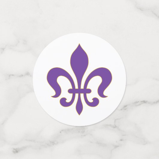 Mardi Gras | carnaval | Dikke dinsdag Confetti (Kleine voorkant)