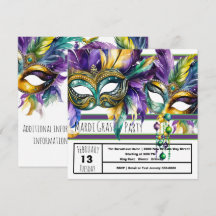 Mardi Gras Carnaval Feest