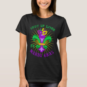 Mardi Gras Carnaval Feestje Hou je mond, lever, he T-shirt