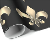 Mardi Gras Carnaval Fleur de Lis Cadeaupapier (Rol Hoek)