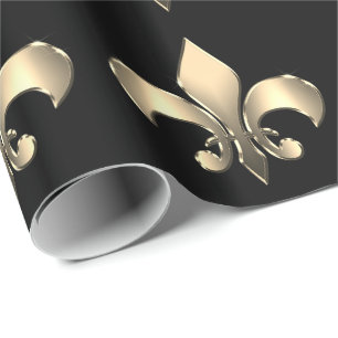 Mardi Gras Carnaval Fleur de Lis Cadeaupapier