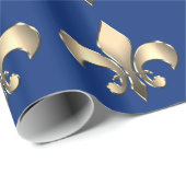 Mardi Gras Carnaval Fleur de Lis Cadeaupapier (Rol Hoek)