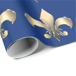 Mardi Gras Carnaval Fleur de Lis Cadeaupapier