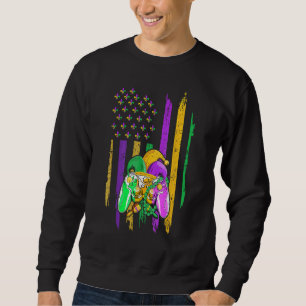 Mardi Gras Carnaval Kralen Amerikaanse Vlag Mardi Trui