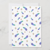 Mardi Gras Carnaval Party Grappige behoefte aan kr Kaart (Achterkant)