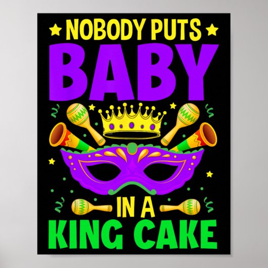 Mardi Gras Carnaval Viering - Niemand Zet Poster (Voorkant)