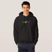 Mardi Gras-carnavalsfeest  Alligators  Feestdagen  Hoodie (Voorkant volledig)