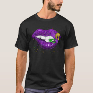 Mardi Gras Carnavalskostuum Paars T-shirt