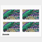Mardi Gras Carnival Alligator Bead Decale Stickers (Vel)