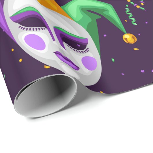 Mardi Gras Carnival Cadeaupapier (Rol Hoek)