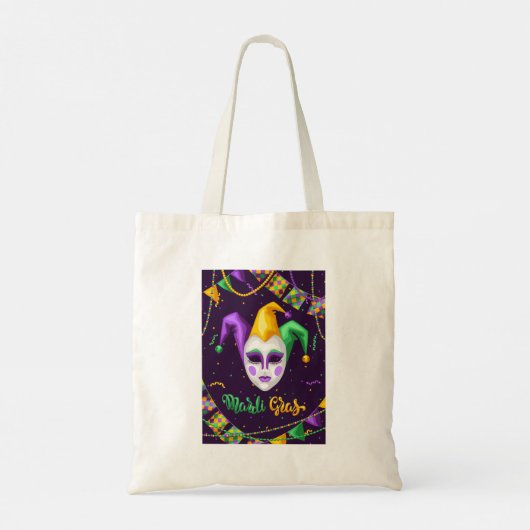 Mardi Gras Carnival Canvas tas (Achterkant)