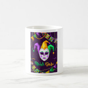Mardi Gras Carnival Coffee Mok