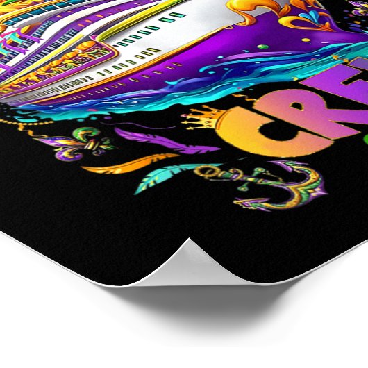 Mardi Gras Carnival Cruise 2025 Cruising Mask Ship Poster (Hoek)