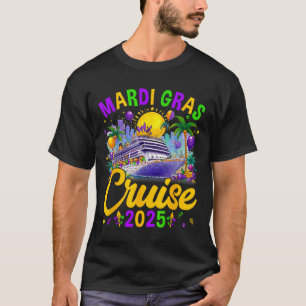 Mardi Gras Carnival Cruise 2025 Familiecruise Ma T-shirt