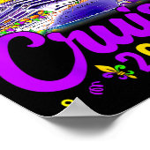 Mardi Gras Carnival Cruise 2025 Familiecruise Poster (Hoek)