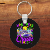 Mardi Gras Carnival Cruise 2025 Familiecruise Sleutelhanger (Voorkant)