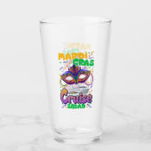 Mardi Gras Carnival Cruise Vacation Travel Glas (Voorkant)