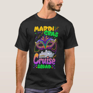 Mardi Gras Carnival Cruise Vacation Travel Group T-shirt