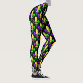 Mardi Gras Carnival Fleur De Lis Leggings (Rechts)