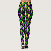 Mardi Gras Carnival Fleur De Lis Leggings (Achterkant)